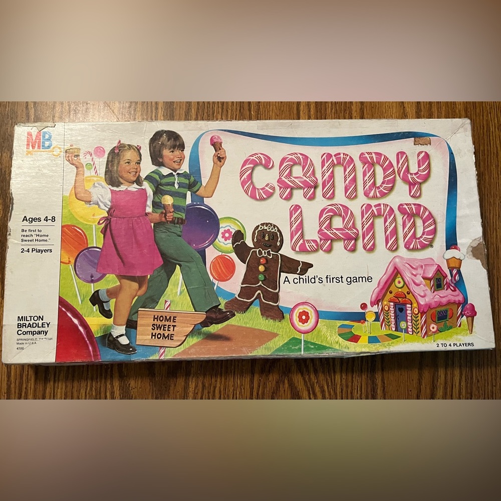 Vintage Milton Bradley MB Candyland Board Game 1978 Edition